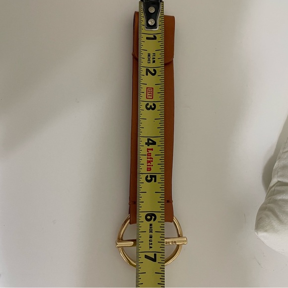 UNO de 50 Watts Up Camel Leather Cuff Bracelet Gold Clasp Handcrafted In Spain - Picture 14 of 16